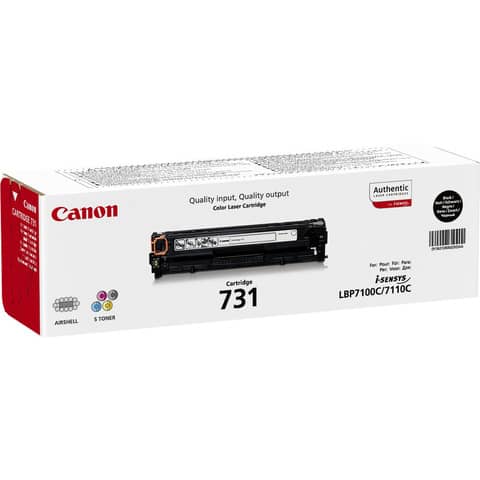 Toner 731 Canon nero  6272B002